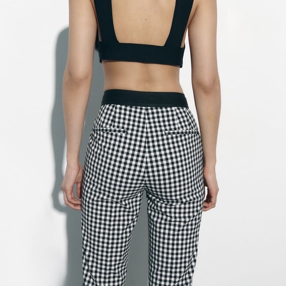 Zara Pants - Zara checkered pants Nwt